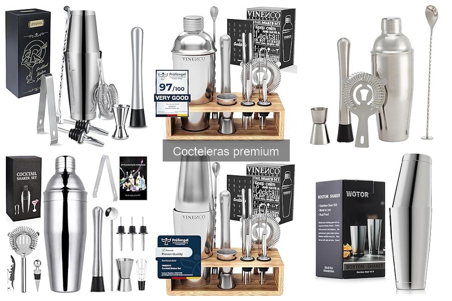 Ventajas y desventajas de cocteleras premium para bar en casa