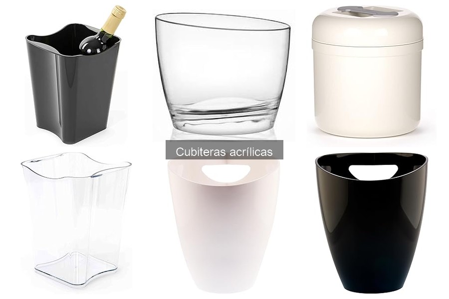 Ventajas y desventajas de las cubiteras acrílicas
