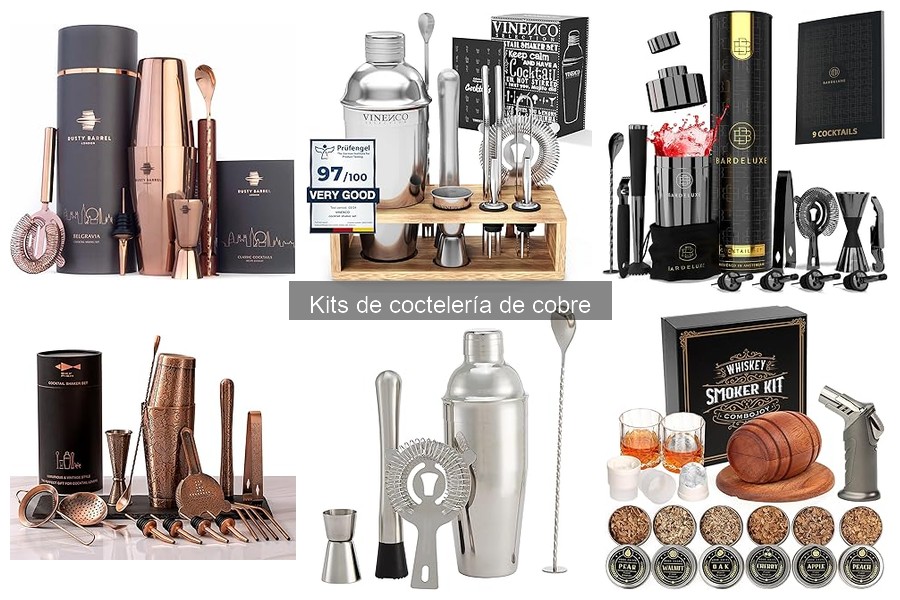 Ventajas y desventajas de los kits de coctelería de cobre