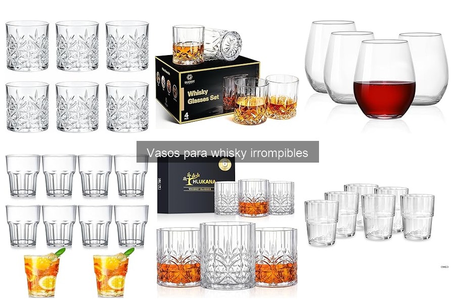 Ventajas y desventajas de los vasos irrompibles para whisky