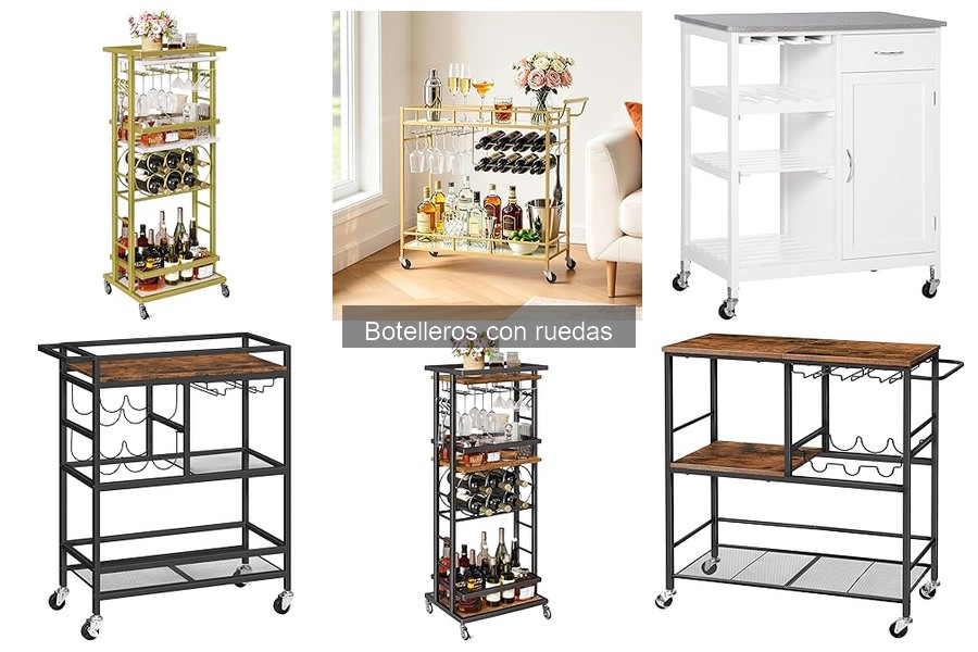 Ventajas y desventajas de un botellero con ruedas
